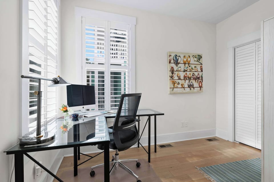Office space allowing you to knock out some work while on vacation 