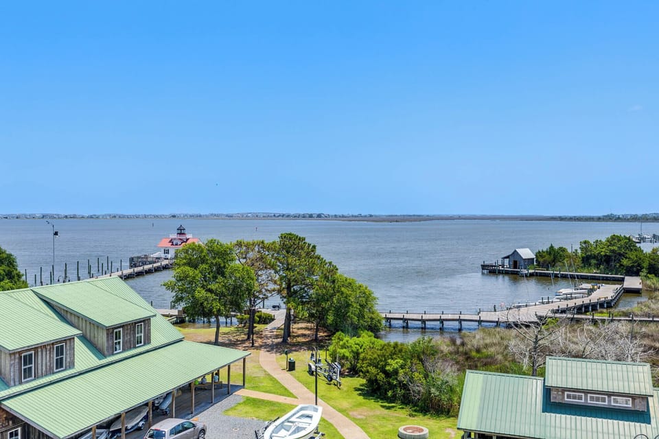 View from the open rooftop of The Pearl Hotel