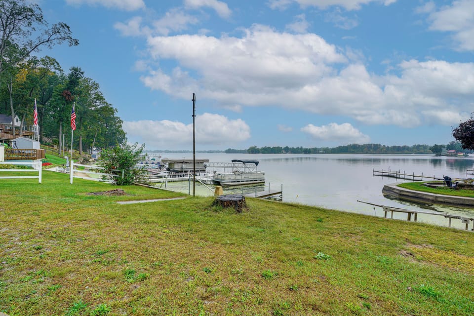 Shared Boat Dock on Webster Lake (Seasonal & Currently Available)