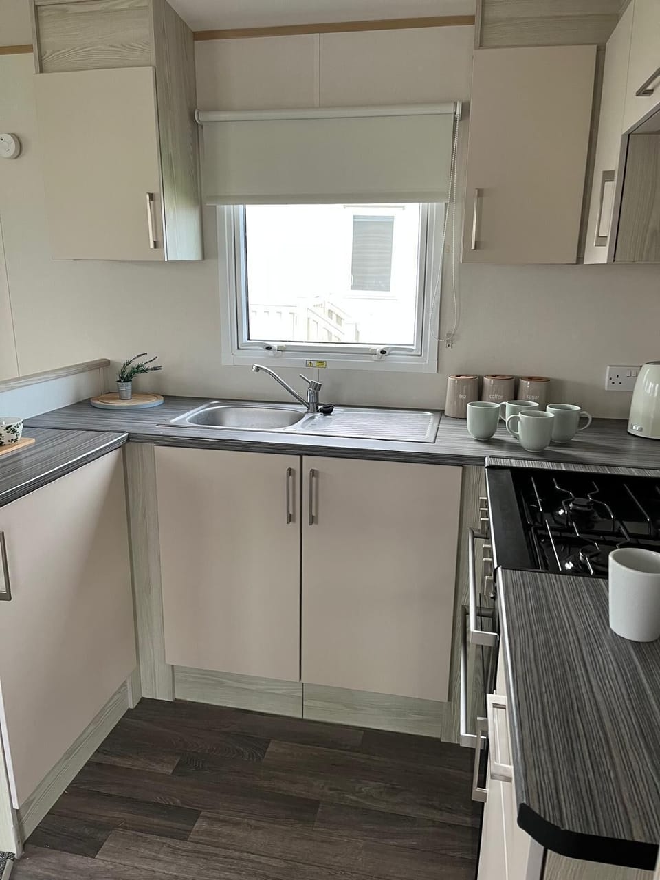 The kitchen is designed with both style and function in mind, making them perfect for your getaways.