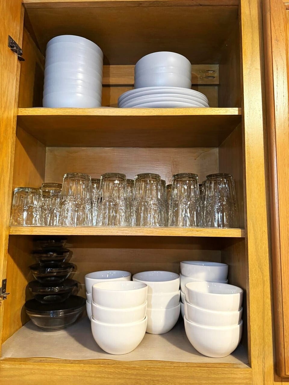 All the essential equipment needed to cook and serve most meals
