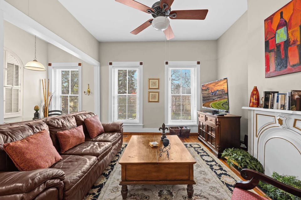 Living Room: Relax in the bright and spacious living room, full of natural light.