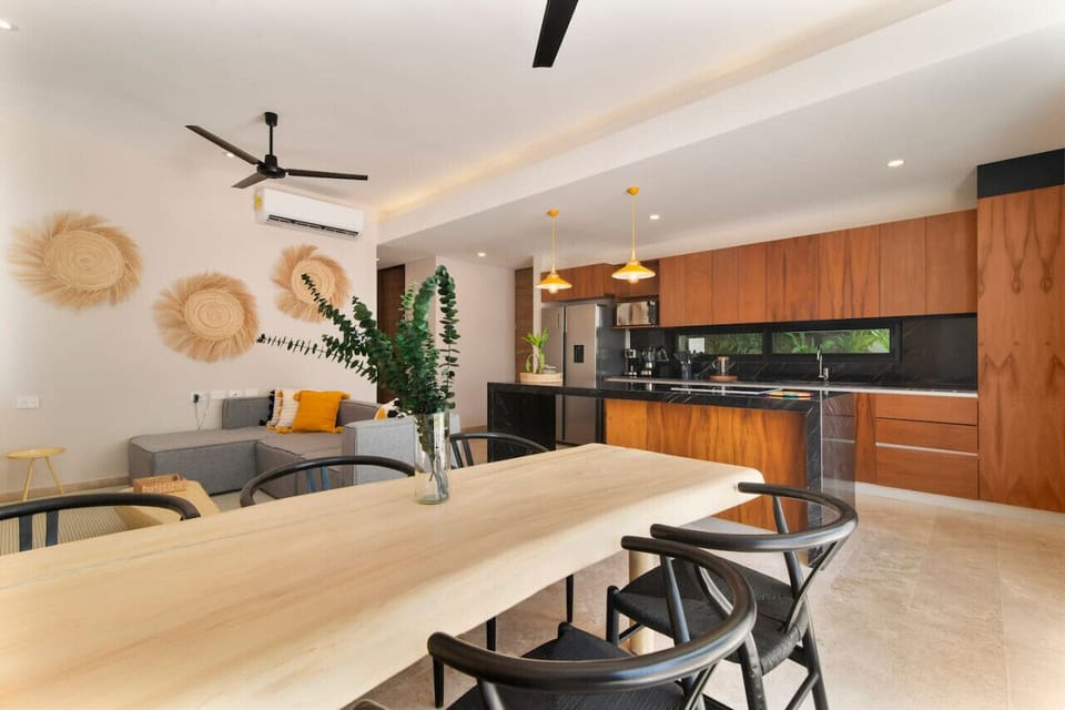 Dining & Living Space: Stylish design meets modern convenience in this vibrant retreat!