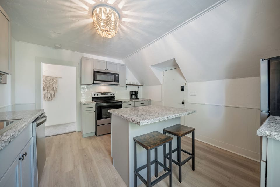 - Updated kitchen with modern appliances   - Spacious counters and island seating   - Great setup for cooking and enjoying meals