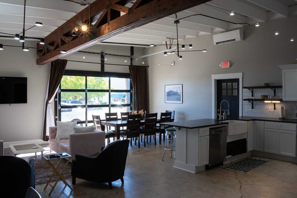 Custom lighting and garage doors