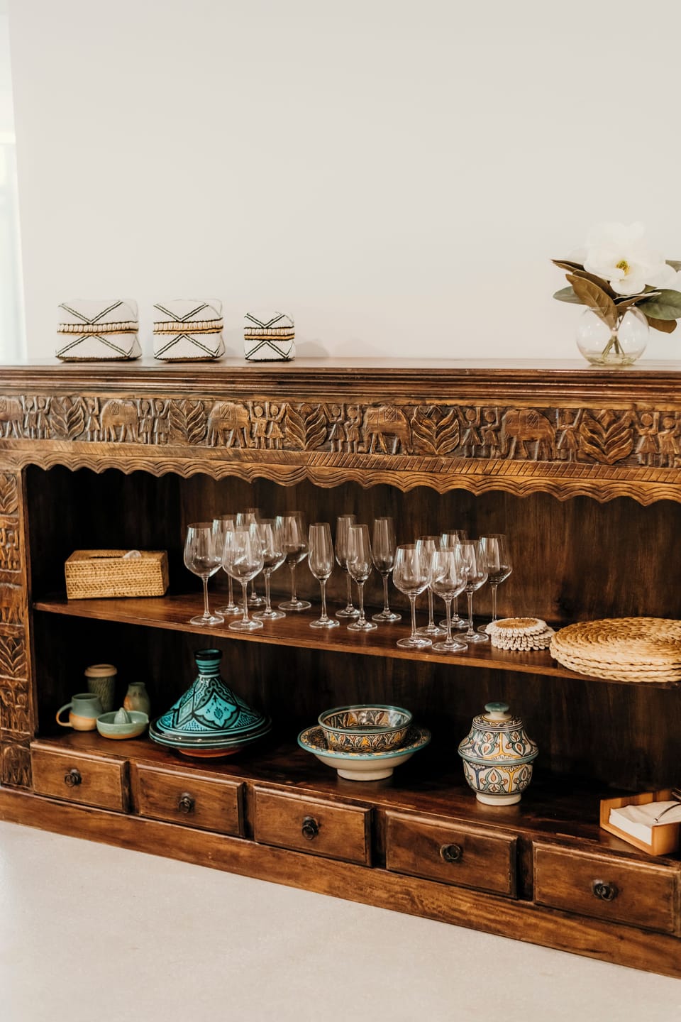 Tasteful decor