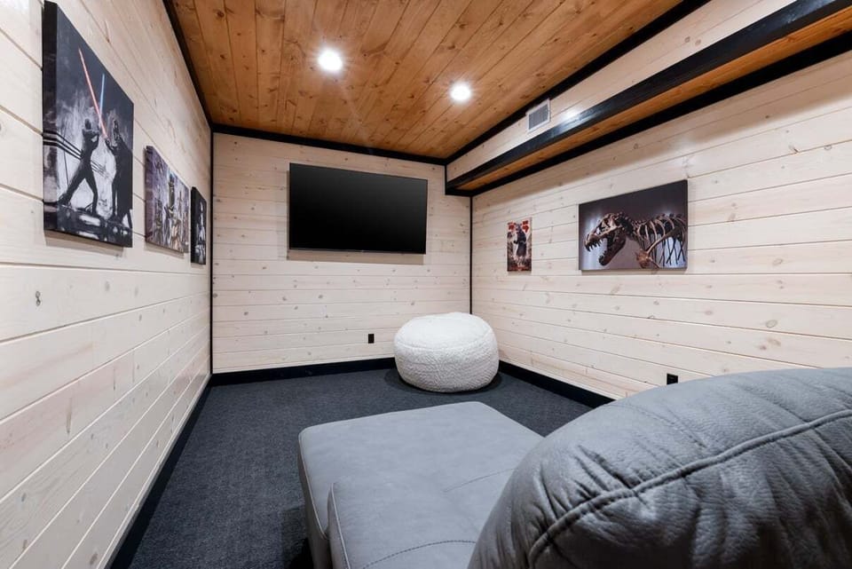 Move theater room downstairs