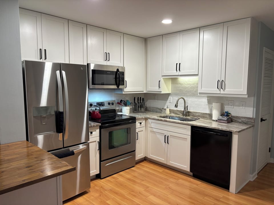 Kitchen with new appliances