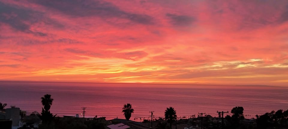 Sunsets every night off the back deck.