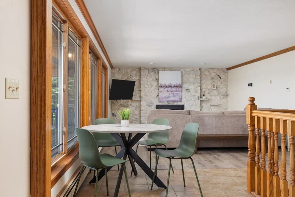 The main living room provides easy access to the main kitchen. 