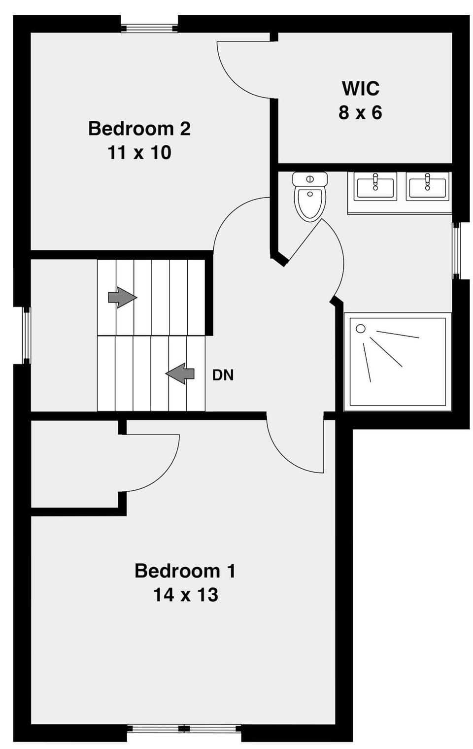 Floor Plan of Second Level