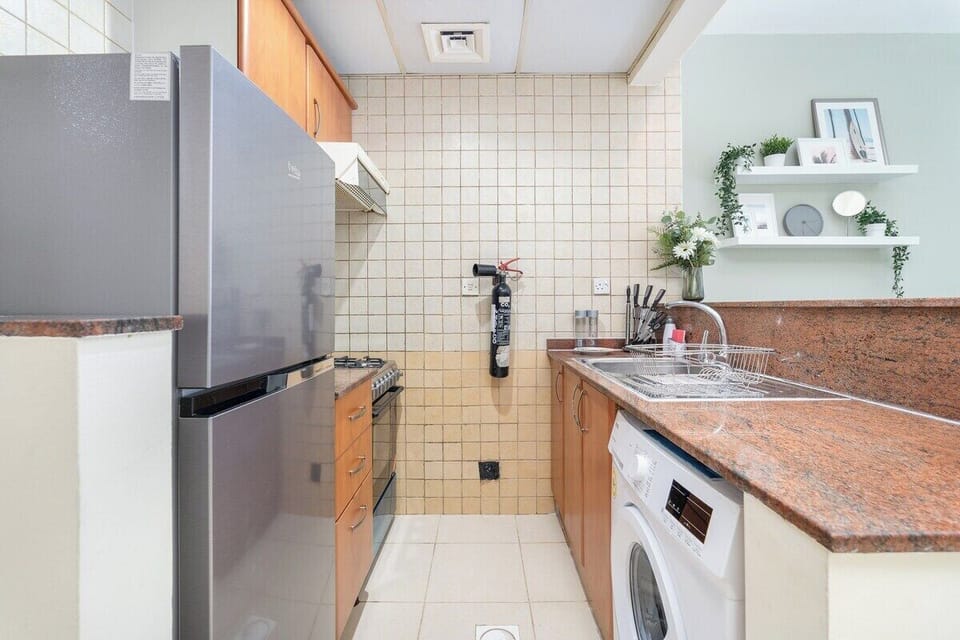 Fully stocked kitchen