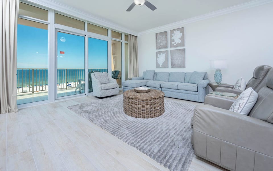 Phoenix Gulf Towers 407, Tower Two, Orange Beach, Alabama, beach front, 3 bedroom condominium on the 4th floor