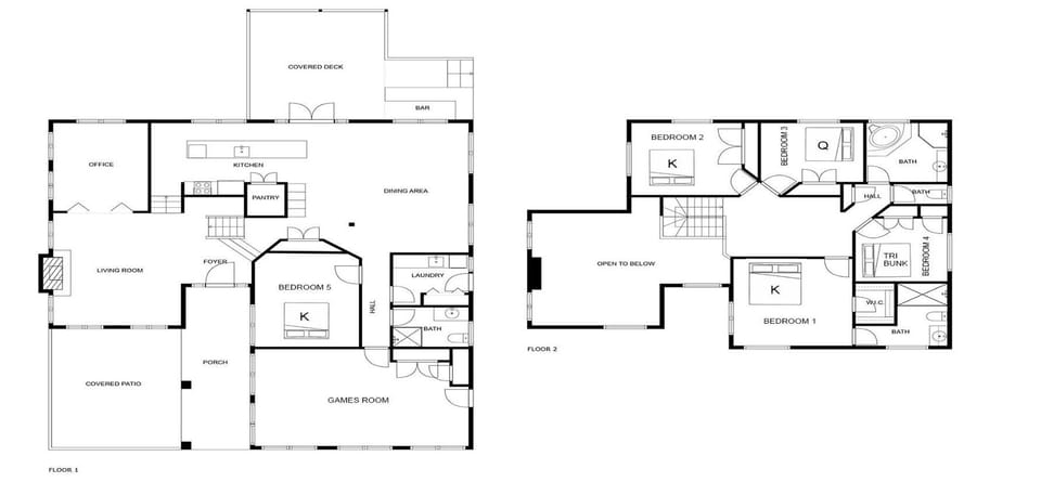 Mount Gibraltar Retreat | Floorplan
