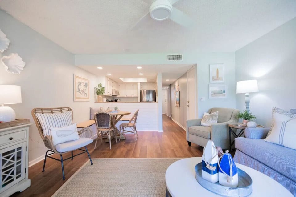Step into the inviting living room, where comfort meets style