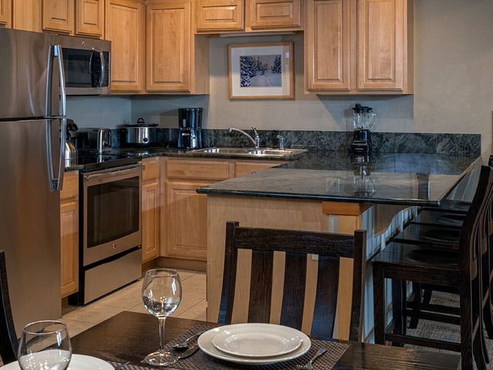 Well stocked kitchen