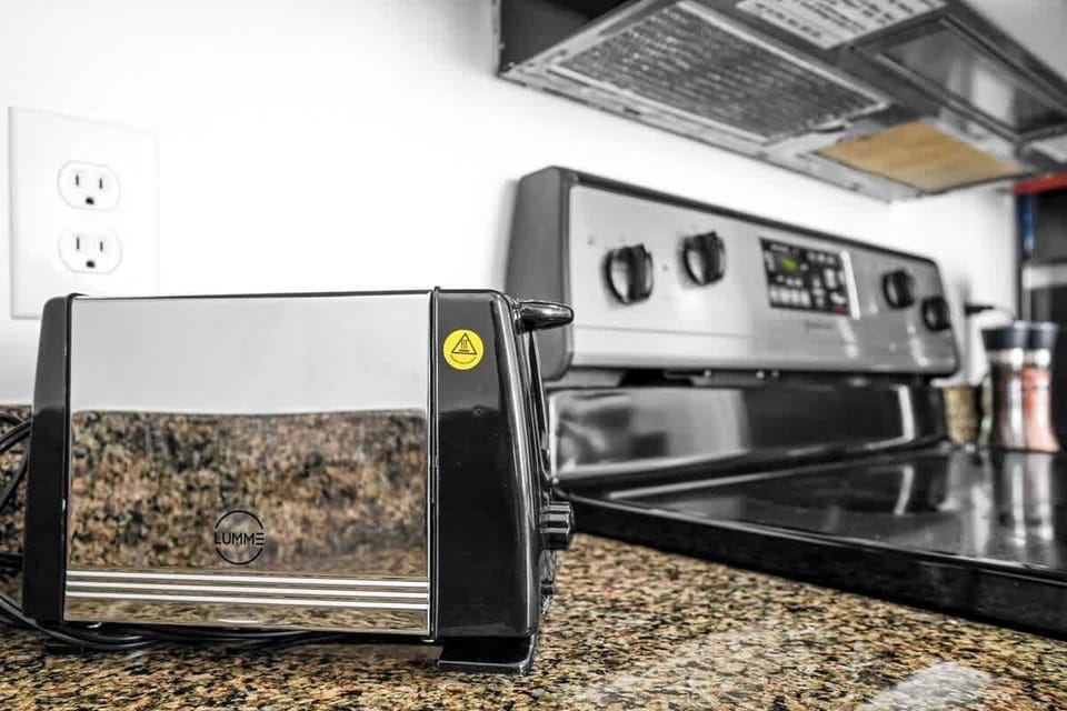 Cook like a pro in the fully stocked kitchen, complete with a dishwasher for easy cleanup.