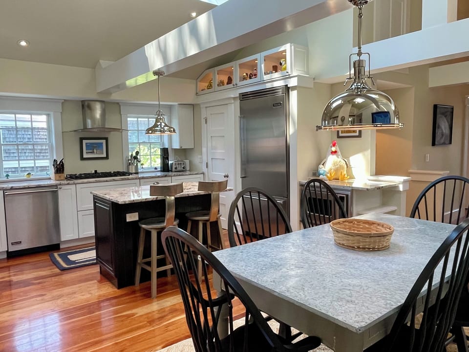 Dining looking into kitchen