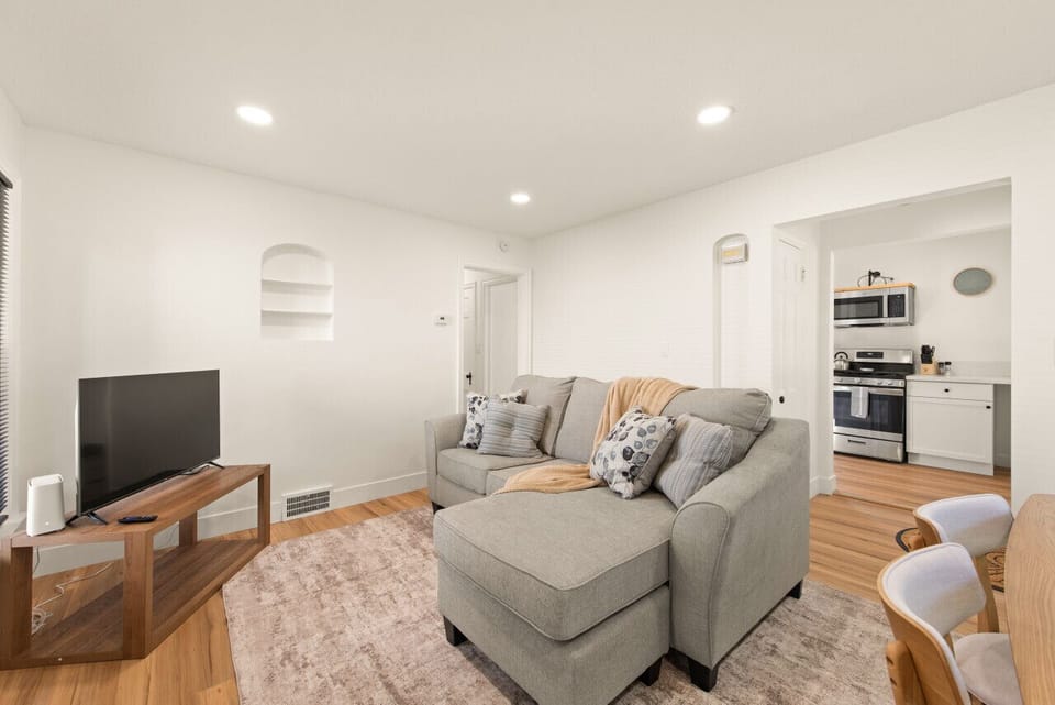 This home is a dream!  The neutral tones and natural light make it feel so spacious and inviting.  A place to unwind and recharge.