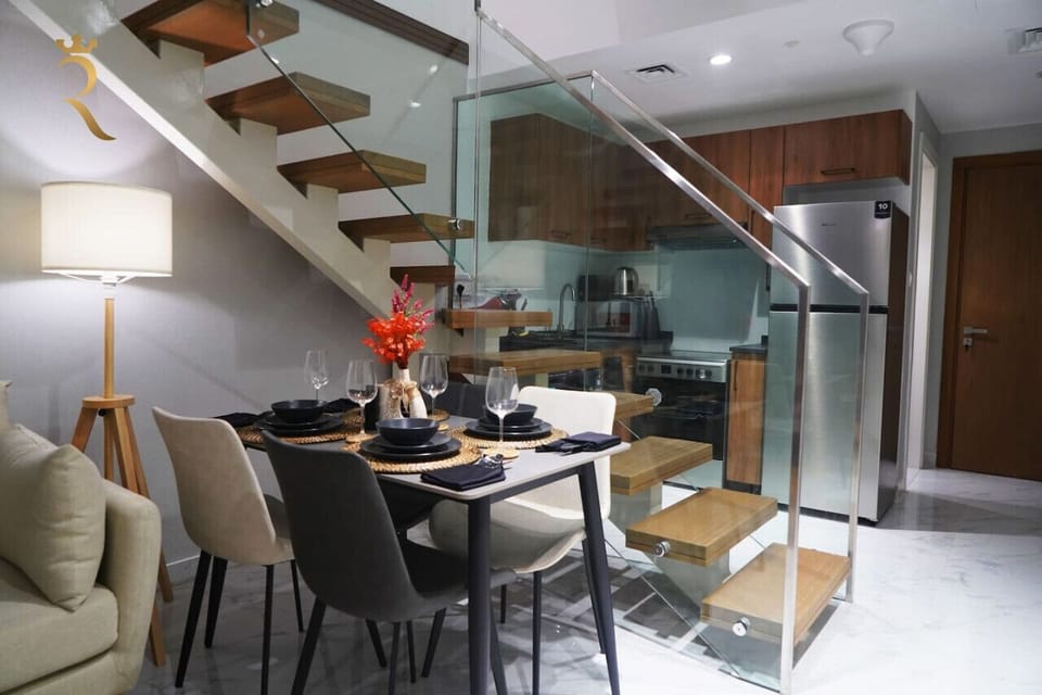 Dine in style with friends and family in our open dining area