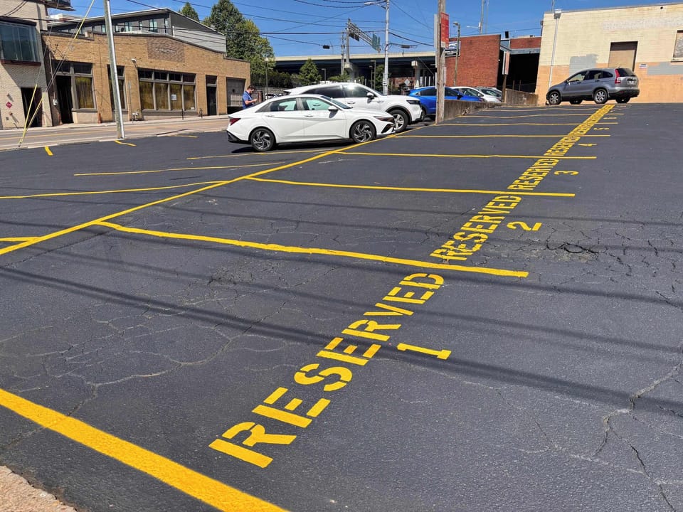 Reserved spot 6 is our space