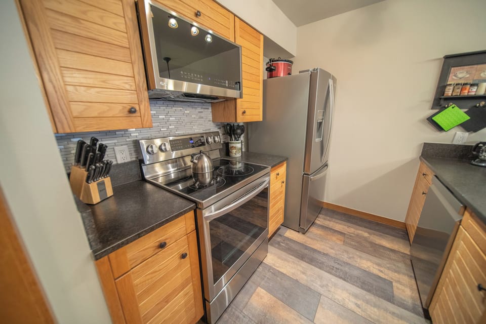 Updated kitchen appliances