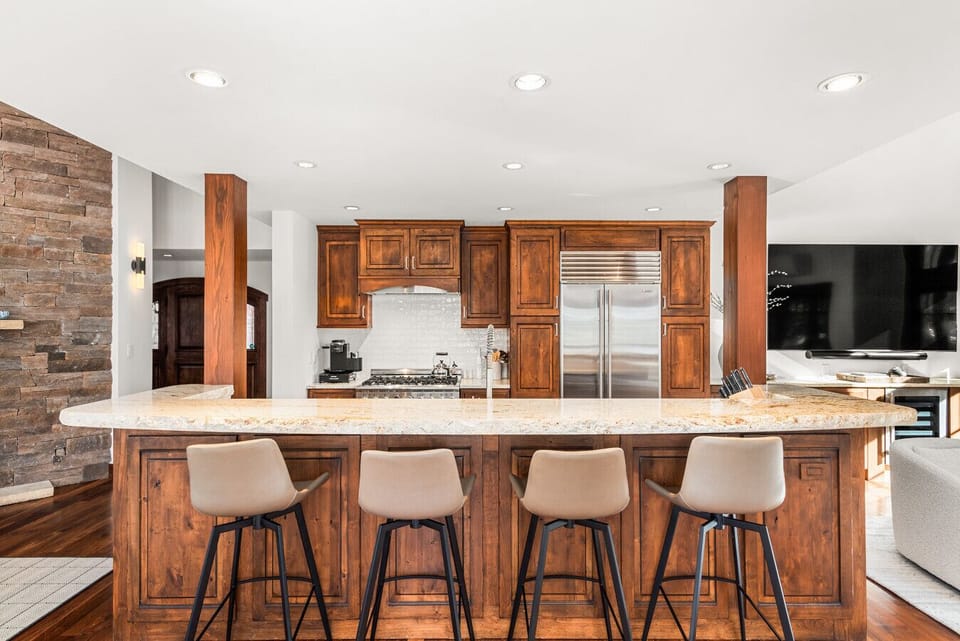 Kitchen with Bar Seating