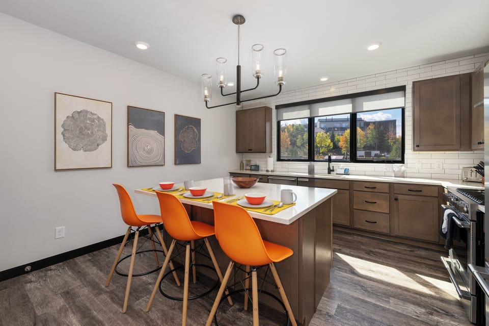 Kitchen and Large Island