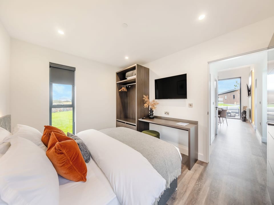 Double bedroom | Seiriol Lodge 4 - Ty Llwyd, Llangefni
