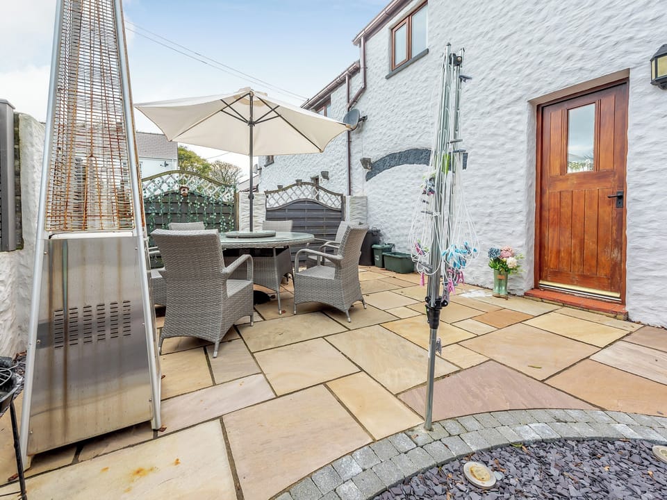 Patio | The Granary - Mellaston Cottages, Hundleton, near Pembroke