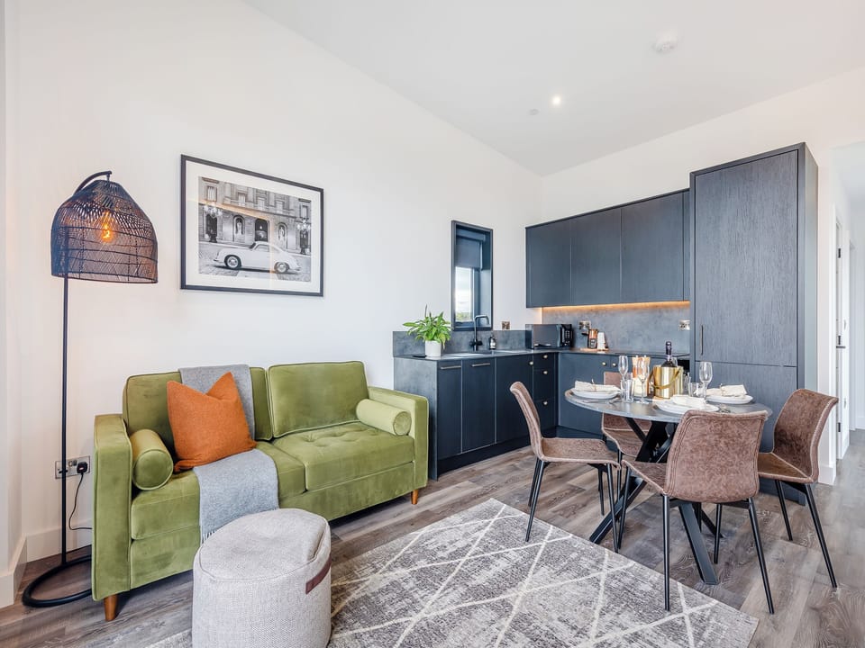 Open plan living space | Lligwy Lodge 3 - Ty Llwyd, Llangefni