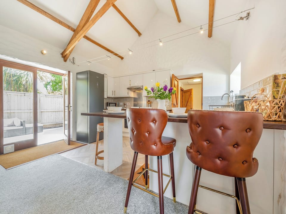 Kitchen/diner | Hunters Lodge - Mellaston Cottages, Hundleton, near Pembroke