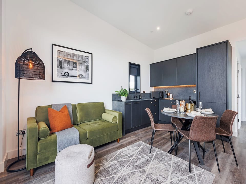 Open plan living space | Cefni Lodge 1 - Ty Llwyd, Llangefni