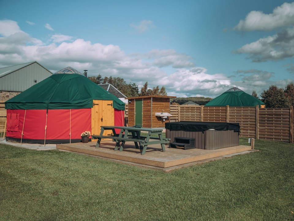 Exterior | Moss Yurt - Bachilton Farm, Methven, near Perth