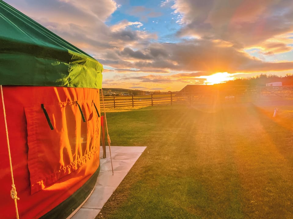 Exterior | Moss Yurt - Bachilton Farm, Methven, near Perth