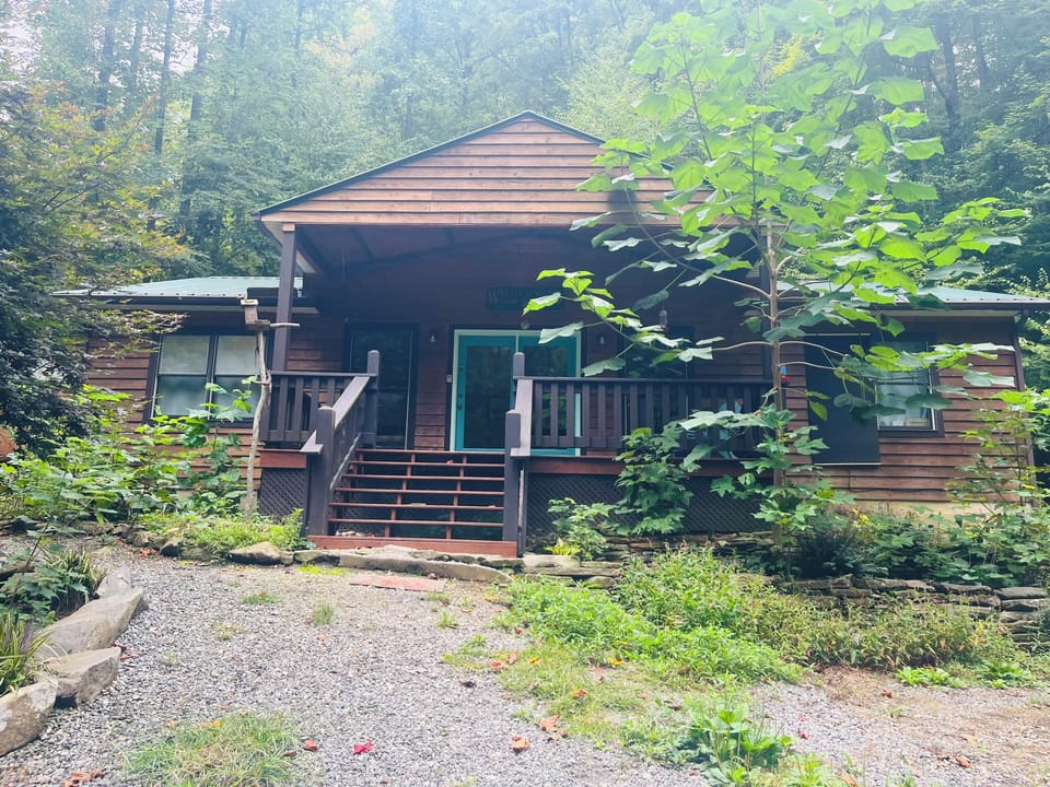 Front view of the house