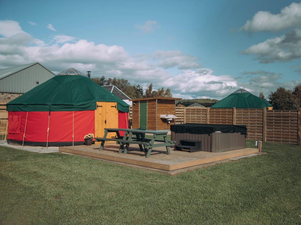 Exterior | Timothy Yurt - Bachilton Farm, Methven, near Perth