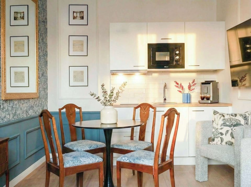Fully equipped kitchen with everything you need for basic cooking - please, see the list of amenities