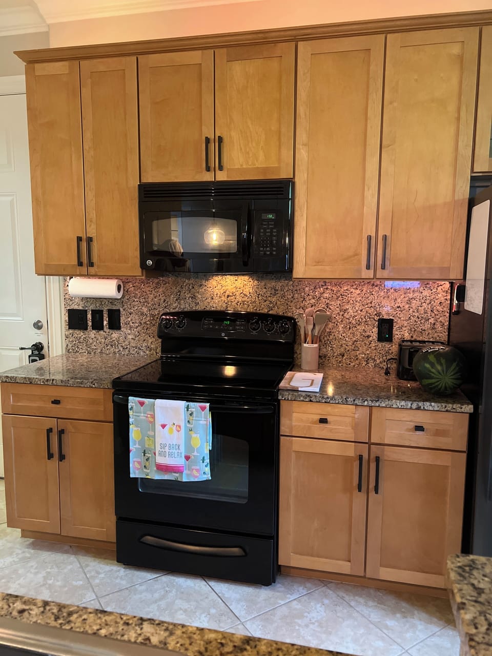 Full Granite Backsplash
