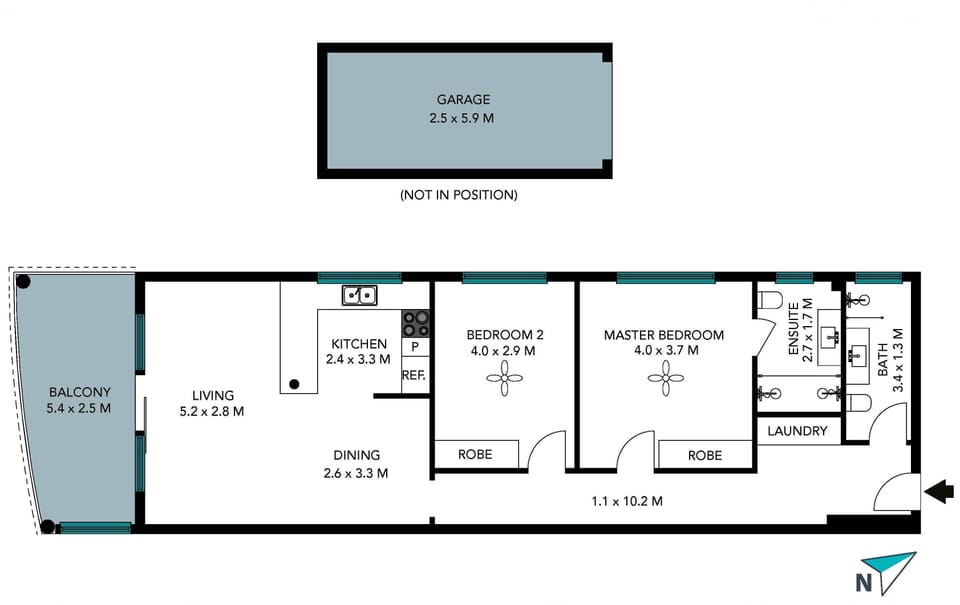Apartment floor plan