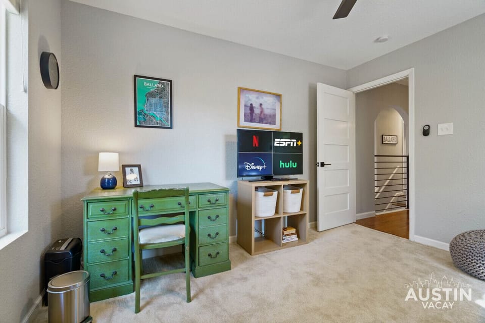 Second office includes a smart TV