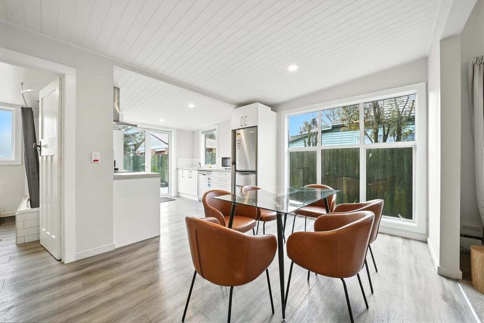 Enjoy easy entertaining at the dining table for six — light-filled, welcoming, and made for connection.