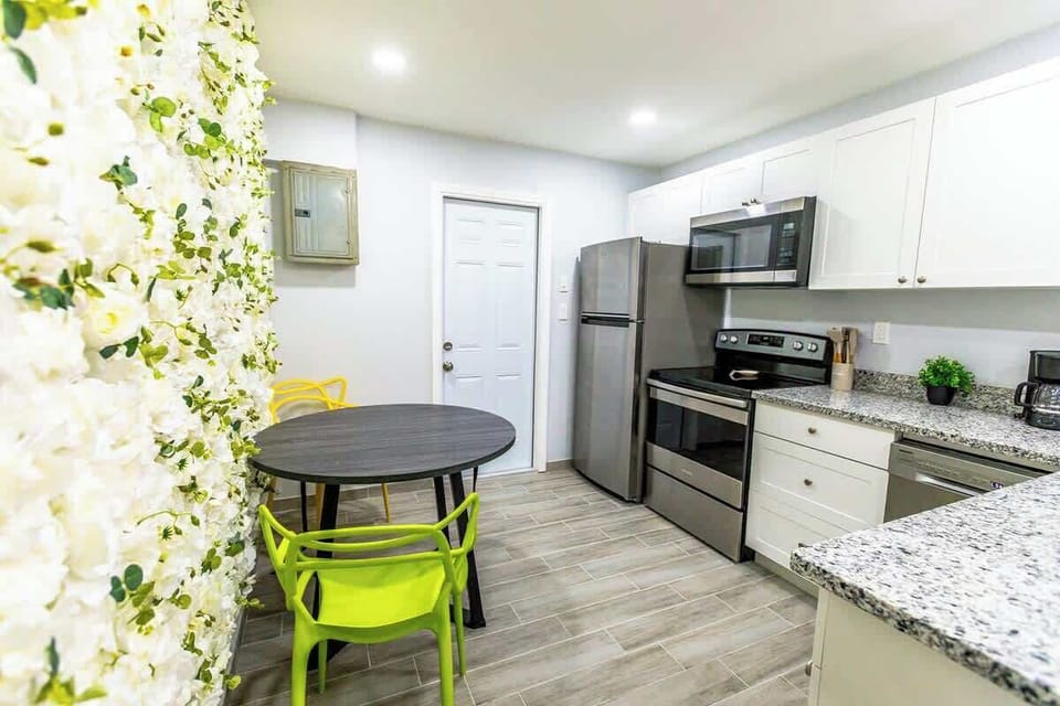 Cozy kitchen nook for quick meals.