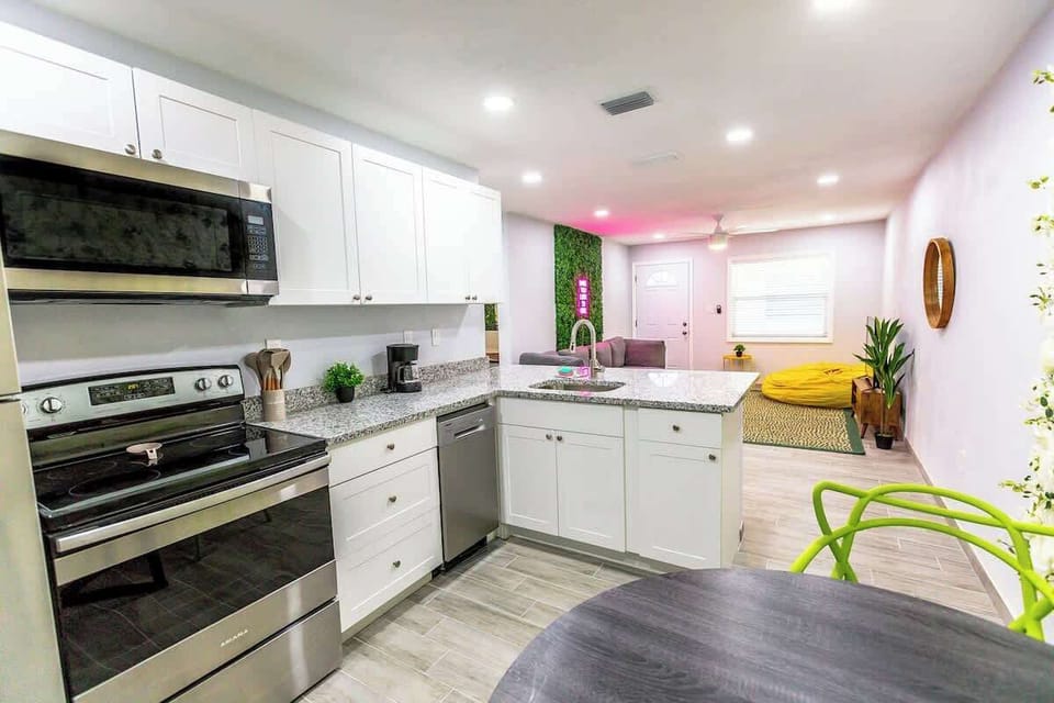 Modern kitchen ready for your cooking creations.