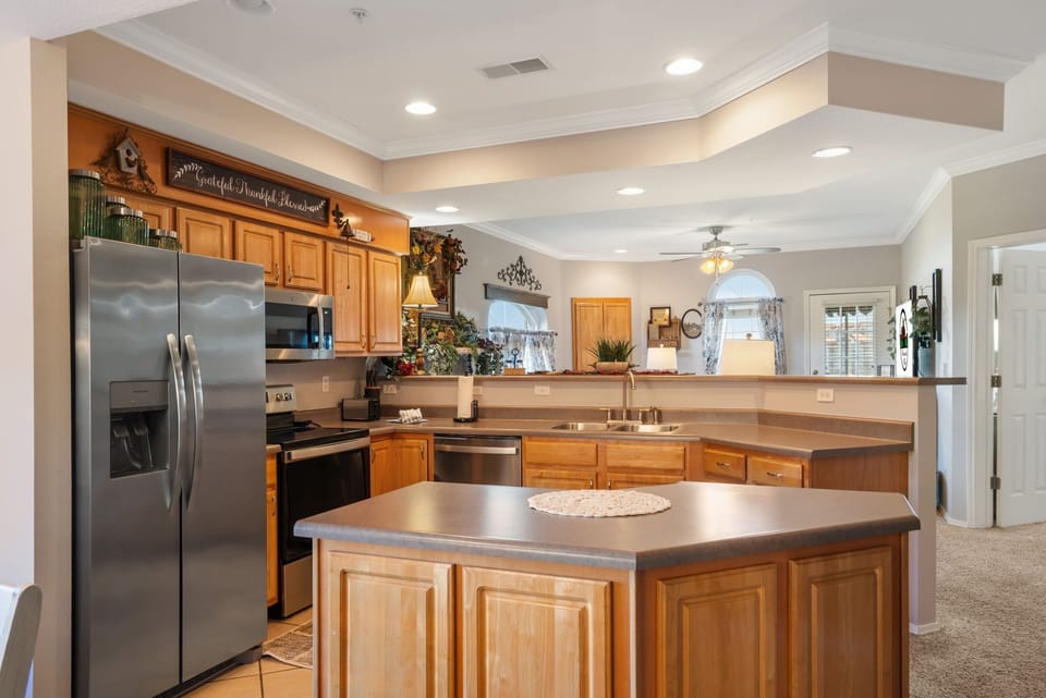 Fully Equipped Kitchen with Upgraded Appliances