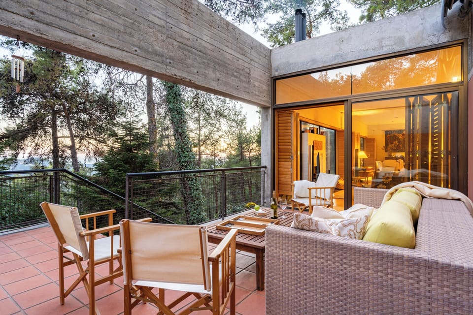 Outdoor veranda