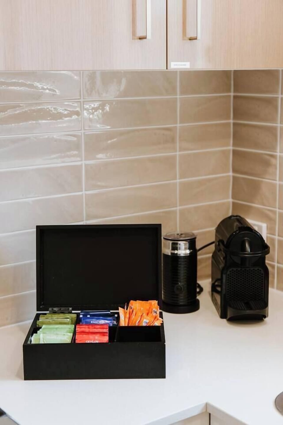 Tea and coffee are provided for your convenience. 