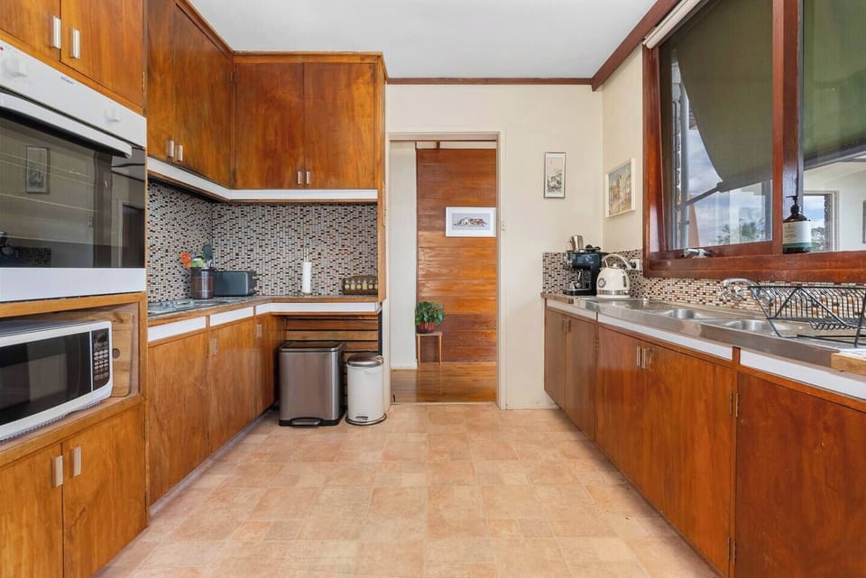 Whip up a feast in the stylish and vibrant kitchen, fully equipped for your holiday catering.