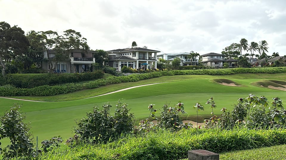 Makai Golf Course right next door