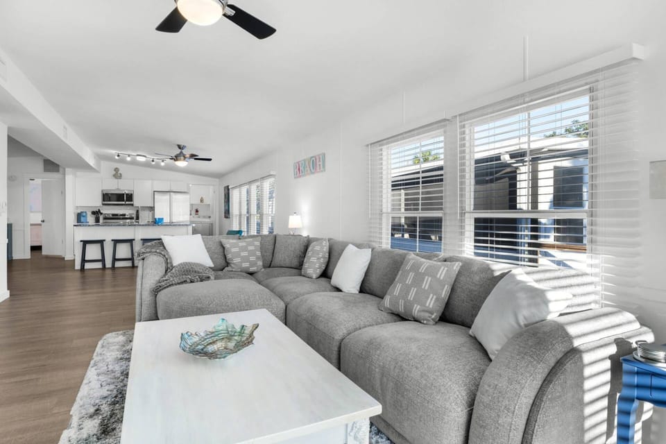 Plenty of room for everyone on this spacious sectional